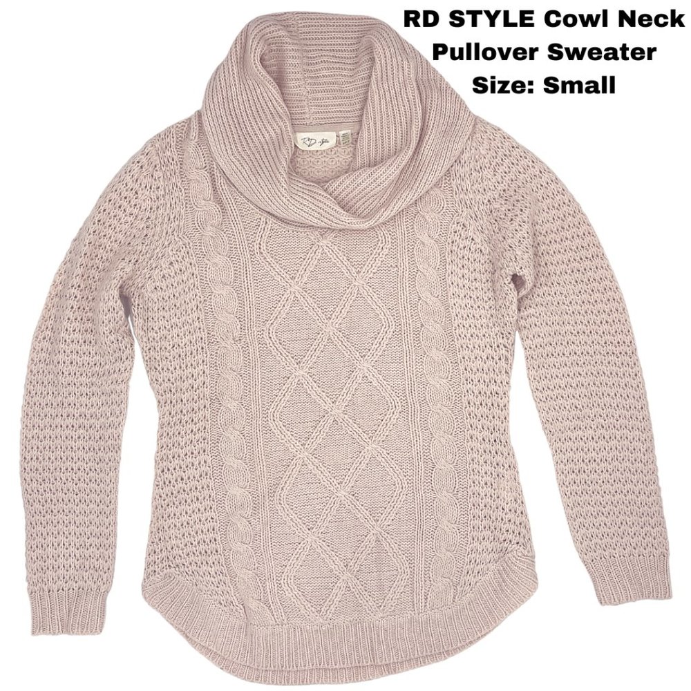 RD STYLE Cowl Neck Pullover Sweater - Stitch Fix